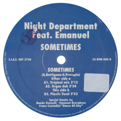 Night Department Feat. Emanuel - Sometimes download mp3 flac
