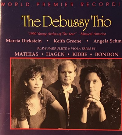 The Debussy Trio - Harp, Flute & Viola Trios by Mathias, Hagen, Kibbe, & Bondon download mp3 flac