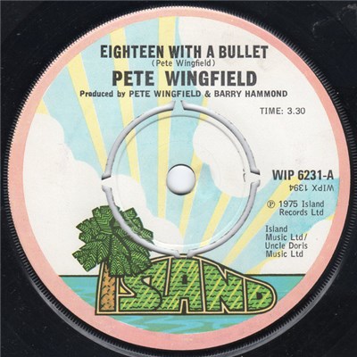 Pete Wingfield - Eighteen With A Bullet download mp3 flac