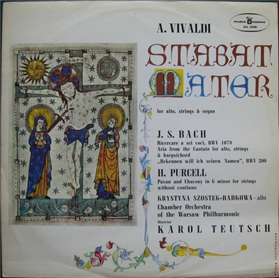 A. Vivaldi, J. S. Bach, H. Purcell, Krystyna Szostek-Radkowa, Chamber Orchestra of the Warsaw Philharmonic, Karol Teutsch - Stabat Mater download mp3 flac