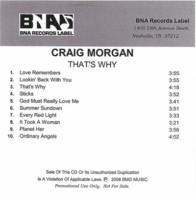 Craig Morgan - That's Why download mp3 flac