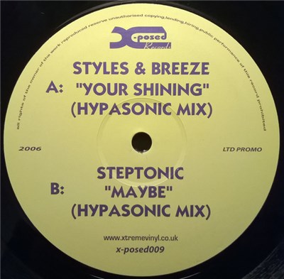 Styles & Breeze / Steptonic - You're Shining / Maybe (Hypasonic Remix E.P) download mp3 flac