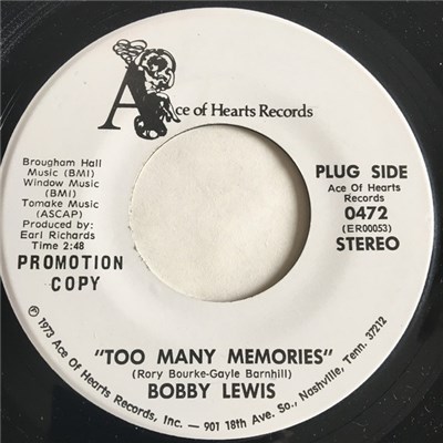 Bobby Lewis - Too Many Memories / With Meaning download mp3 flac