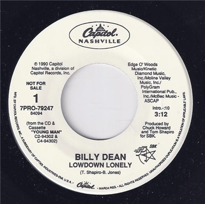 Billy Dean - Lowdown Lonely download mp3 flac