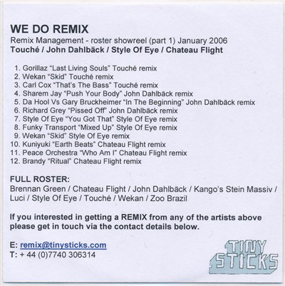 Various - We Do Remix (Remix Management - Roster Showreel) (Part 1) download mp3 flac