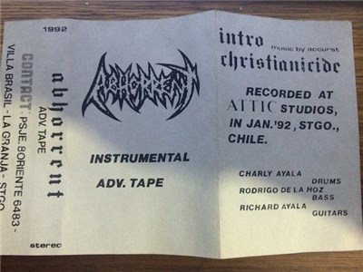 Abhorrent - Instrumental Adv. Tape download mp3 flac