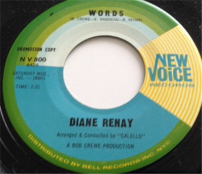 Diane Renay - Words download mp3 flac