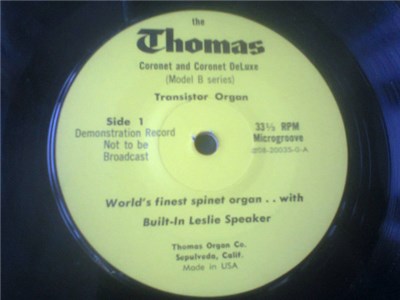Unknown Artist - The Thomas Coronet And Coronet DeLuxe (Model B Series) download mp3 flac