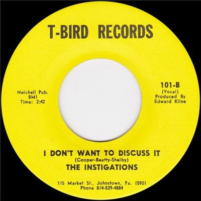 The Instigations - I Don't Want To Discuss It download mp3 flac