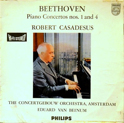 Beethoven - Robert Casadesus, Van Beinum, The Concertgebouw Orchestra, Amsterdam - Piano Concertos Nos. 1 And 4 download mp3 flac
