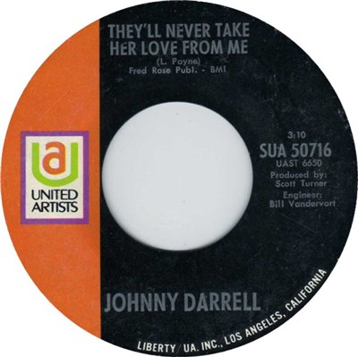 Johnny Darrell - They'll Never Take Her Love From Me download mp3 flac