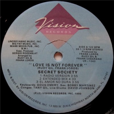 Secret Society - Love Is Not Forever download mp3 flac