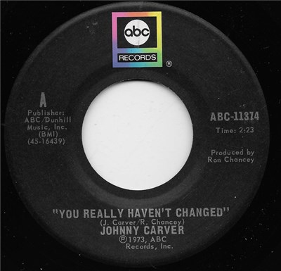 Johnny Carver - You Really Haven't Changed download mp3 flac