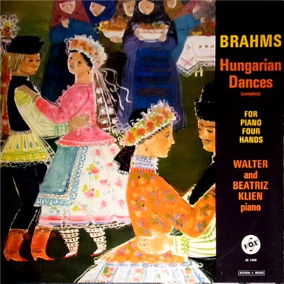 Brahms, Walter & Beatriz Klien - Hungarian Dances For Piano Four-Hands (Original Version) download mp3 flac