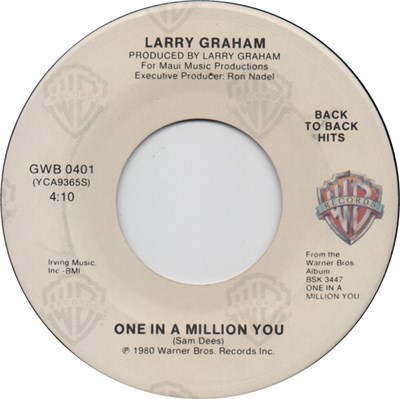 Larry Graham - One In A Million You / When We Get Married download mp3 flac
