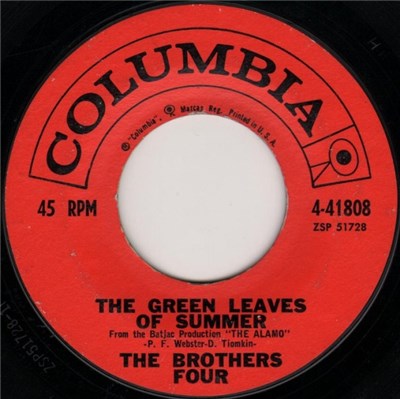 The Brothers Four - The Green Leaves Of Summer / Beautiful Brown Eyes download mp3 flac