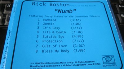 Rick Boston - Numb download mp3 flac
