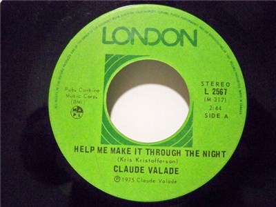 Claude Valade - Help Me Make It Through The Night / Aide-Moi A Passer La Nuit download mp3 flac