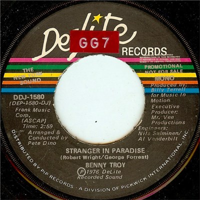 Benny Troy - Stranger In Paradise download mp3 flac