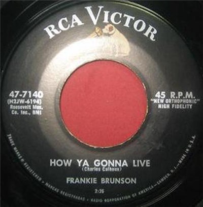 Frankie Brunson - How Ya Gonna Live / What A Diff'rence A Day Made download mp3 flac