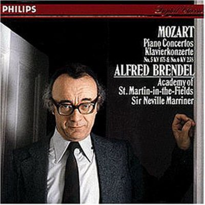Mozart, Alfred Brendel, Sir Neville Marriner, The Academy Of St. Martin-in-the-Fields - Piano Concertos No. 5 KV 175 & No. 6 KV 238 download mp3 flac