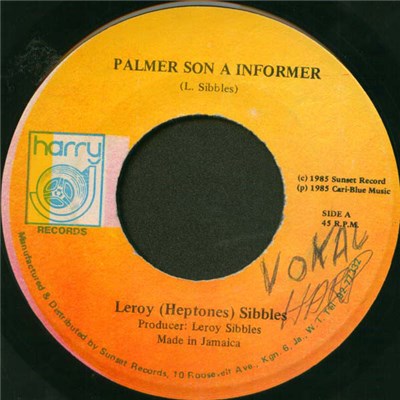 Leroy "Heptones" Sibbles - Palmer Son A Informer download mp3 flac