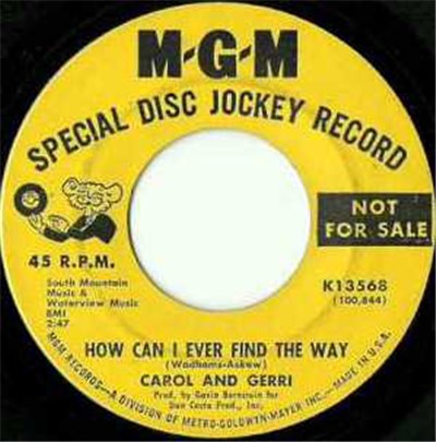 Carol And Gerri - How Can I Ever Find The Way / On You Heartache Looks Good download mp3 flac