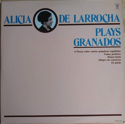 Alicia De Larrocha - Alicica De Larrocha Plays Granados download mp3 flac