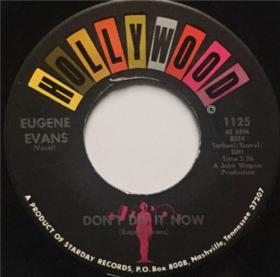 Eugene Evans - Don't Do It Now / Too Much Pain download mp3 flac