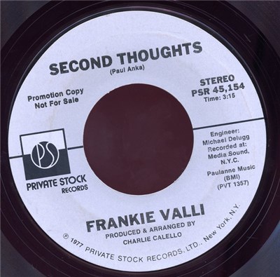 Frankie Valli - Second Thoughts download mp3 flac
