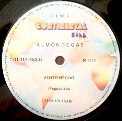 Almôndegas - Vento Negro / Sombra Fresca E Rock No Quintal download mp3 flac