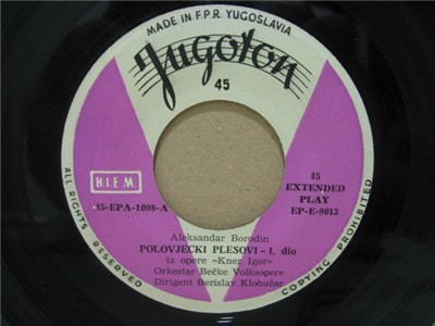 Orkestar Bečke Volksopere Dirigent: Berislav Klobučar - Polovjecki Plesovi Iz Opere "Knez Igor" download mp3 flac
