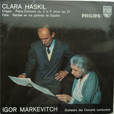 Chopin, Falla, Clara Haskil, Igor Markevitch, The Lamoureux Orchestra - Piano Concerto No. 2 In F Minor, Op. 21 / Noches En Los Jardines De Espana (Nights In The Gardens Of Spain) download mp3 flac