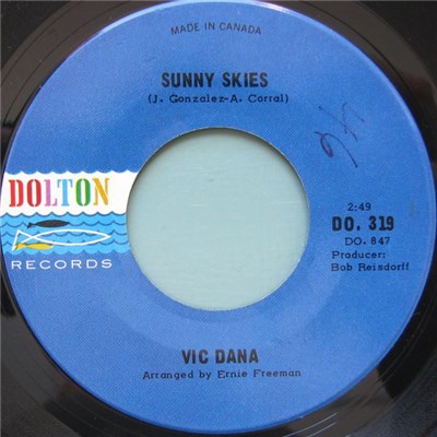 Vic Dana - Sunny Skies download mp3 flac