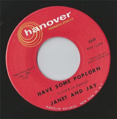 Janet And Jay, Jay Leonard With The Nightwinds - Have Some Popcorn / I Was Wrong download mp3 flac
