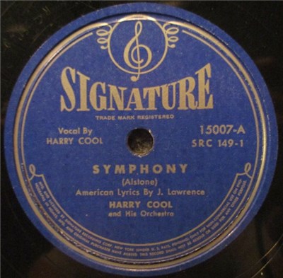Harry Cool And His Orchestra - Symphony / My Guy's Come Back download mp3 flac