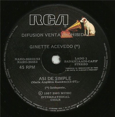 Ginette Acevedo - Asi De Simple / De Tanto Quererte Tanto download mp3 flac