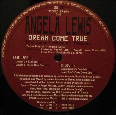 Angela Lewis - Dream Come True download mp3 flac