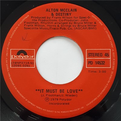 Alton McClain & Destiny - It Must Be Love download mp3 flac