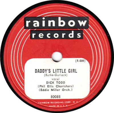 Dick Todd - Daddy's Little Girl / Who'll Be The Next One download mp3 flac