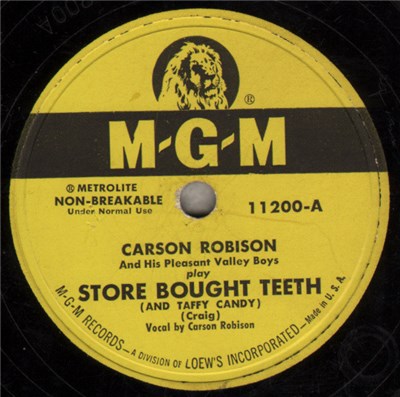 Carson Robison And His Pleasant Valley Boys - Store Bought Teeth download mp3 flac