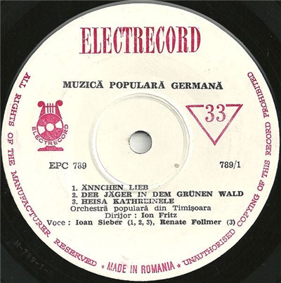 Ioan Sieber / Renate Follmer - Muzică Populară Germană download mp3 flac