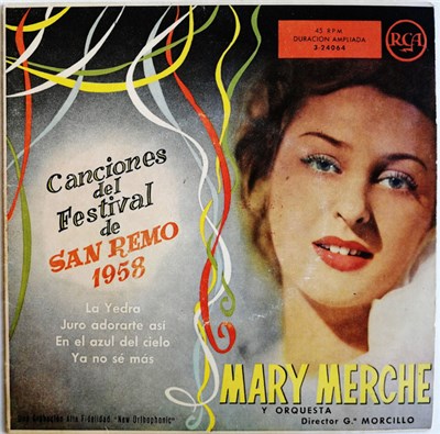 Mary Merche Con Orquesta - Canciones Del Festival De San Remo 1958 download mp3 flac