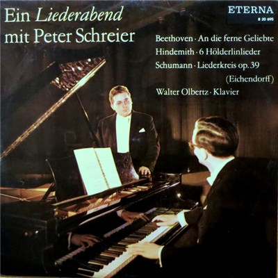 Peter Schreier, Walter Olbertz, Beethoven / Hindemith / Schumann - Ein Liederabend Mit Peter Schreier download mp3 flac