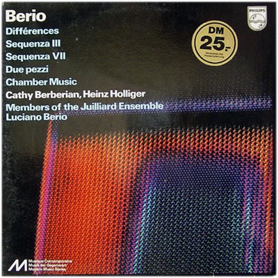 Berio - Cathy Berberian, Heinz Holliger - Members of the Juilliard Ensemble, Luciano Berio - Différences / Sequenza III / Sequenza VII / Due Pezzi / Chamber Music download mp3 flac