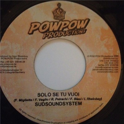 Sudsoundsystem / Raina - Solo Se Tu Vuoi / Weed download mp3 flac