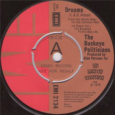 Buckeye Politicians - Dreams download mp3 flac