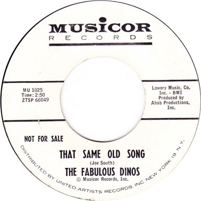 The Fabulous Dinos - That Same Old Song / Where Have You Been download mp3 flac