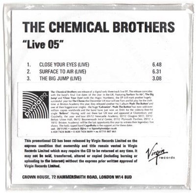 The Chemical Brothers - Live 05 download mp3 flac