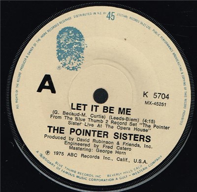 Pointer Sisters - Let It Be Me download mp3 flac